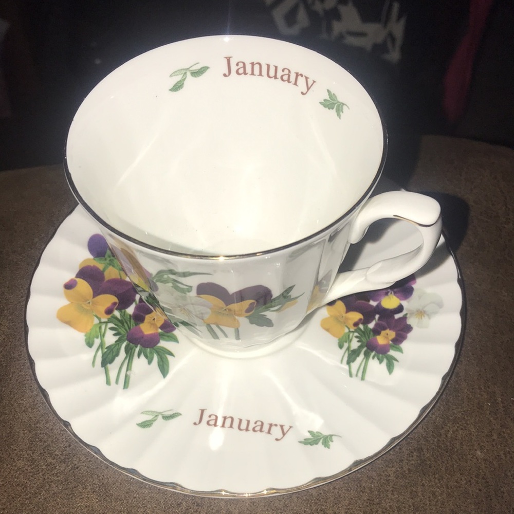 Vintage Royal Patrician Fine Bone China teacup and saucer 3 pieces